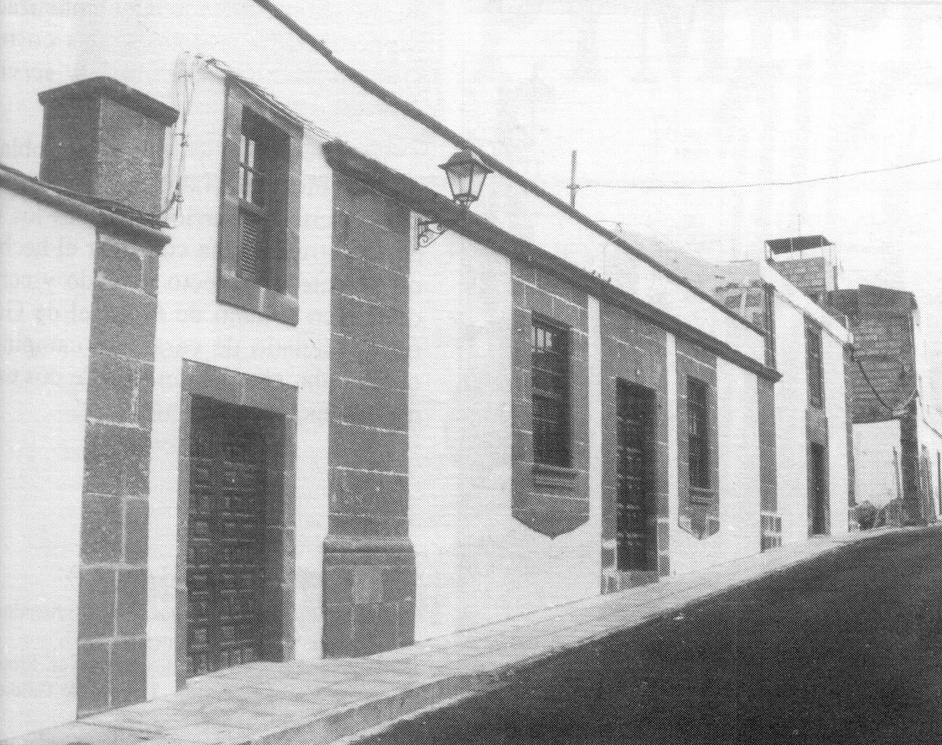 Antiguas mansiones de la calle del Agua, hoy Doramas.