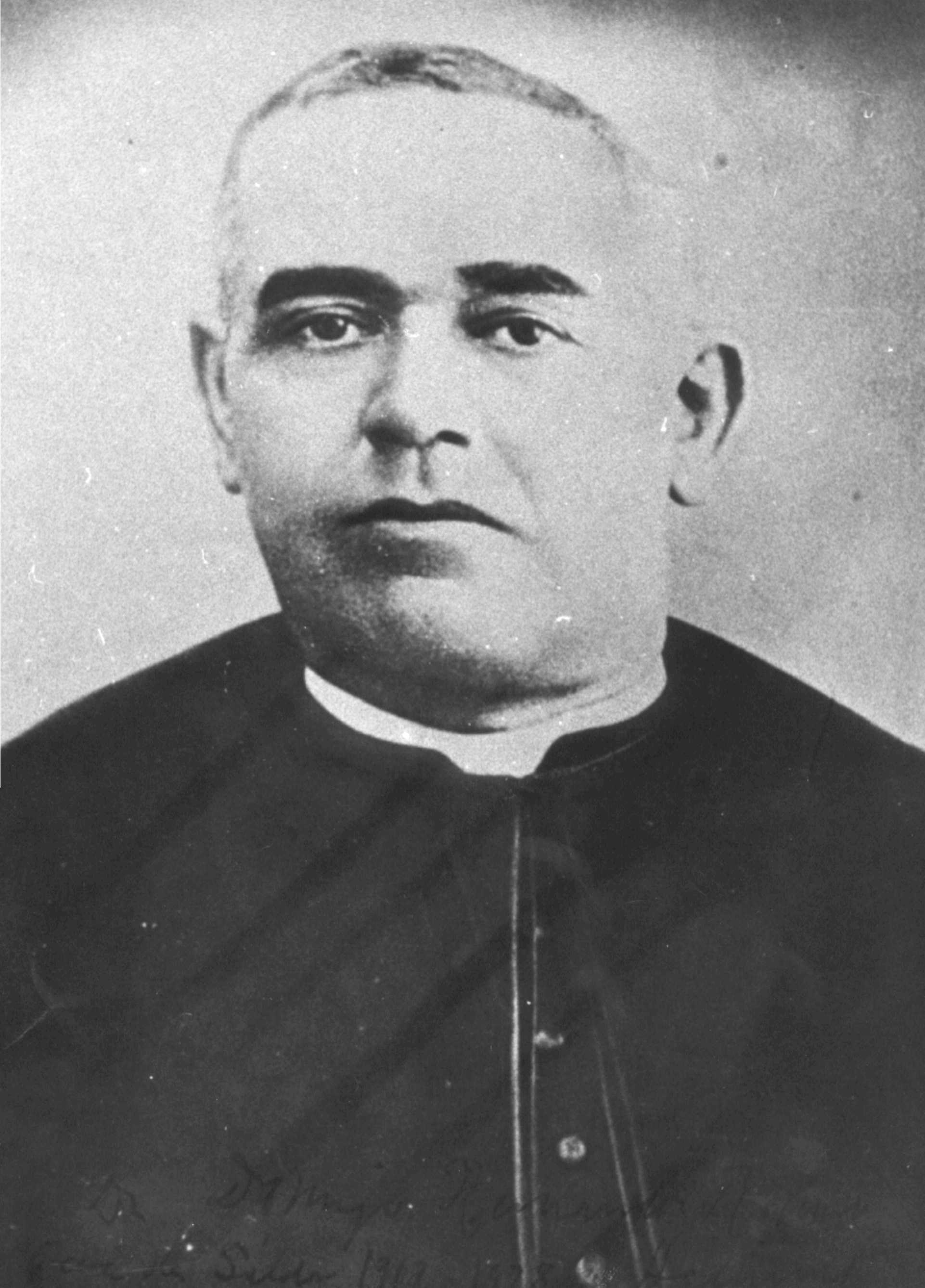 
D. Domingo Hernández Romero, cura ecónomo de Gáldar de 1912 a 1928.
